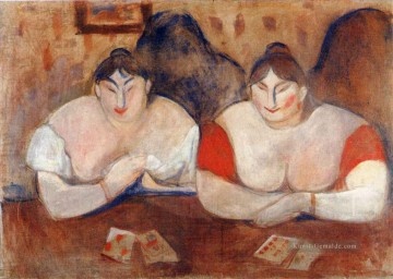 rose and amelie 1894 Edvard Munch Expressionism Ölgemälde